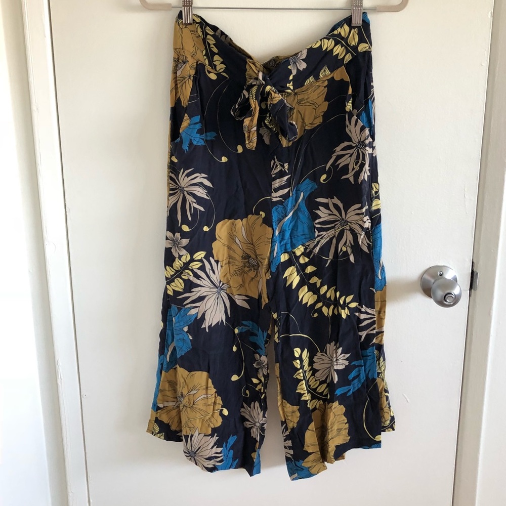7 For All Mankind Rayon Floral Culottes